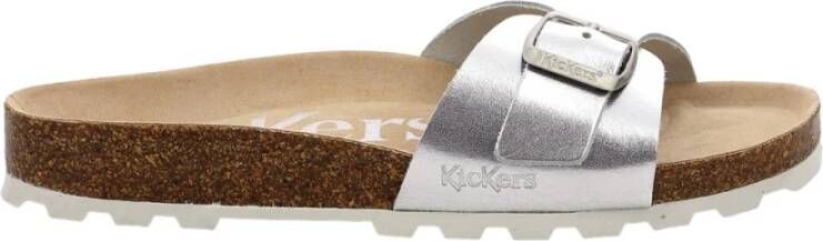 Kickers Kick Eyra Sliders , Grijs, Dames