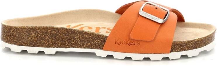 Kickers Kick Eyra Sliders , Oranje, Dames