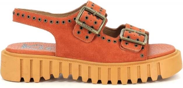 Kickers Kick Falk Sandals , Oranje, Dames