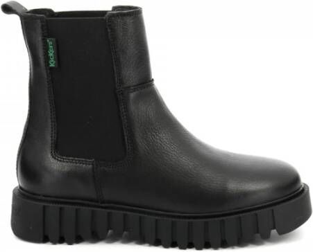 Kickers Kick Favorite Chelsea Boots , Zwart, Dames