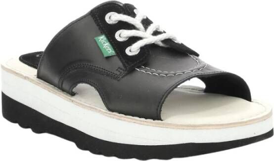 Kickers Kick Heatt Sliders , Zwart, Dames