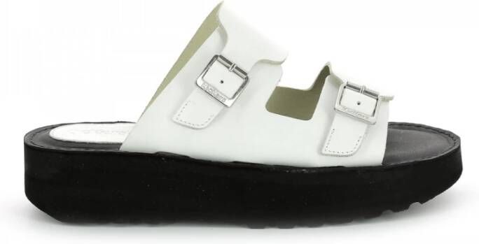 Kickers Kick Hot Sliders , Wit, Dames