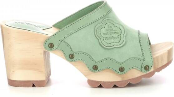 Kickers Kick Woodstok Shoes , Groen, Dames