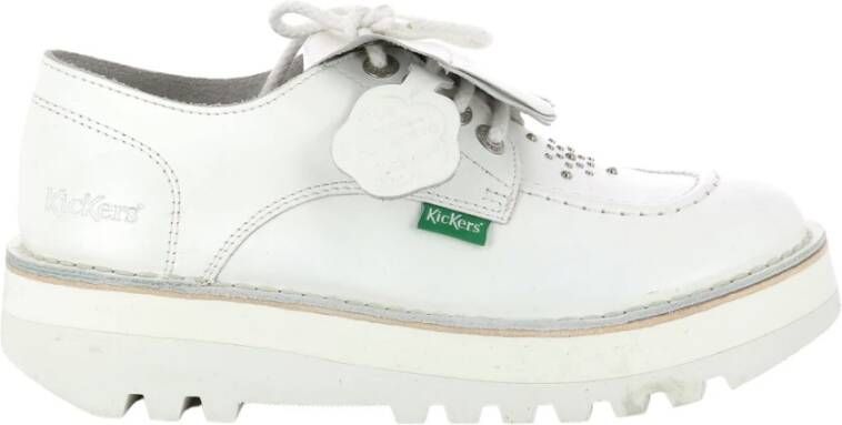 Kickers Kickouclass Laced Shoes , Wit, Dames