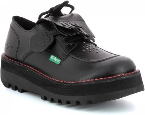 Kickers Kickouclass Laced Shoes , Zwart, Dames