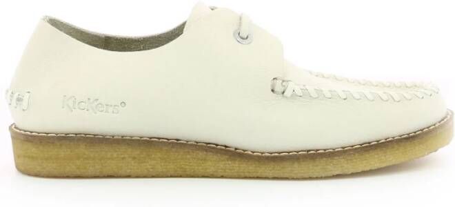 Kickers Monya Laced Shoes , Wit, Dames
