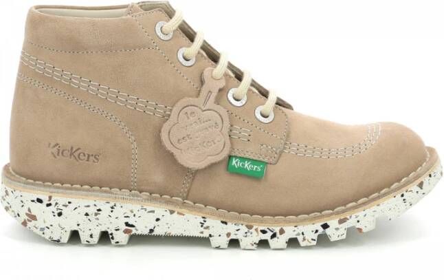 Kickers Neorallye Boots , Beige, Dames