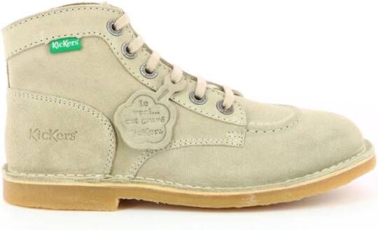 Kickers Orilegend Lace up Boots , Beige, Dames