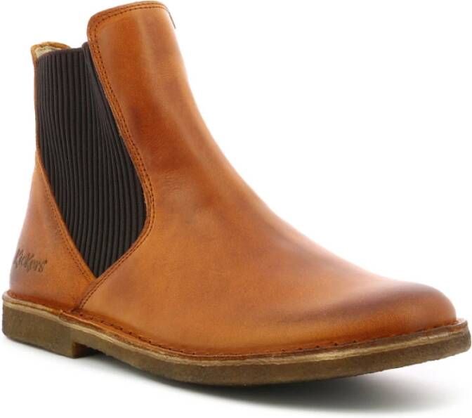 Kickers Chelseaboots Oranje Dames