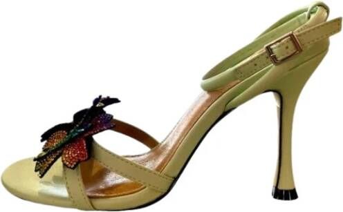 la strada Hoge hiel sandalen , Groen, Dames