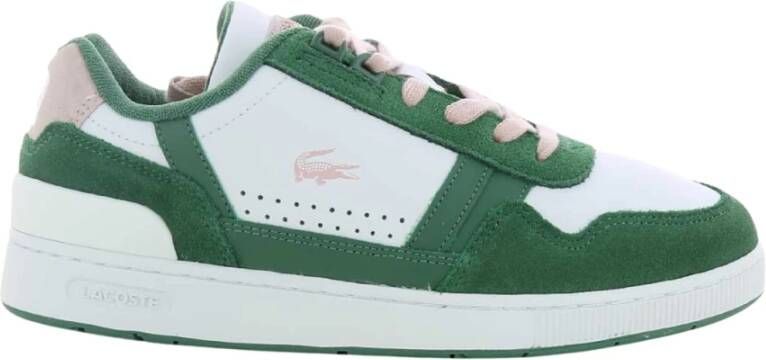 Lacoste Damesschoenen Groen T Clip F Z23 , Wit, Dames