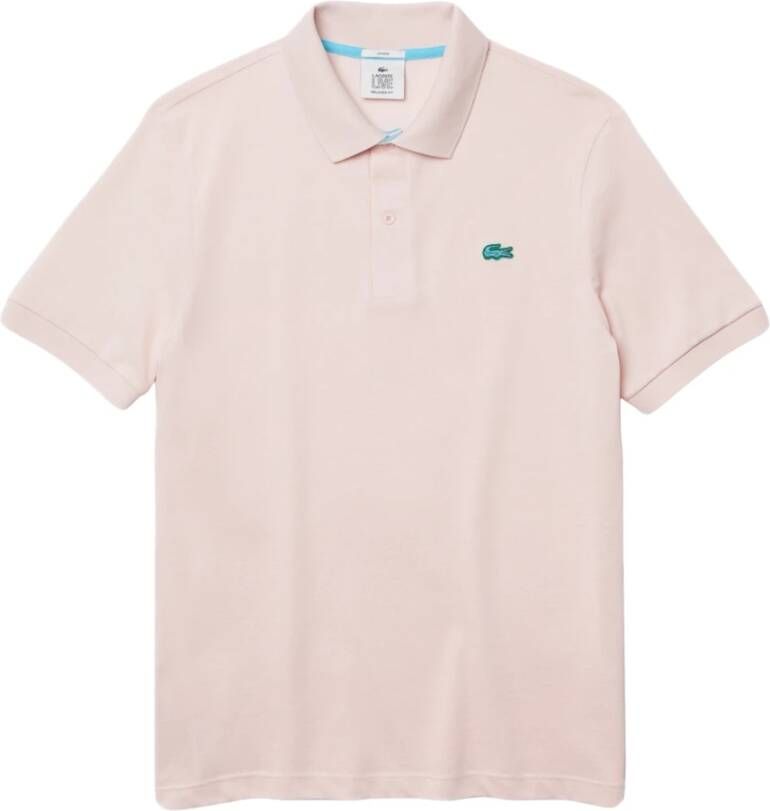 Lacoste Polo ontspannen fit , Roze, Unisex
