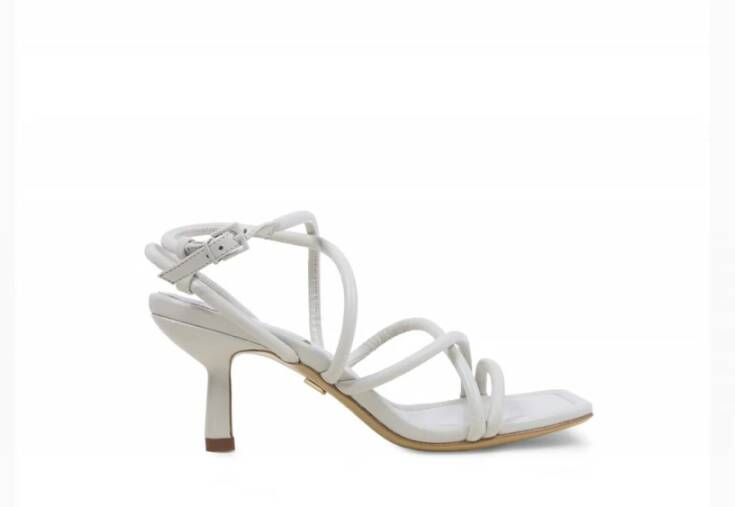 Lola Cruz Hakken sandalen , Wit, Dames