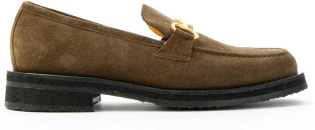 Mara Bini Mocassin klem , Groen, Dames