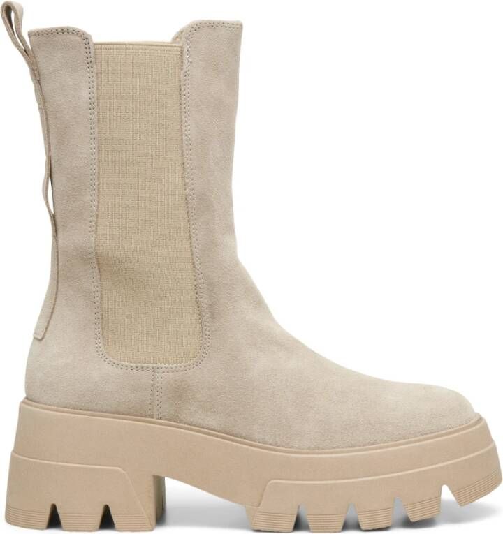 Marc O'Polo Chelsea laarzen , Beige, Dames