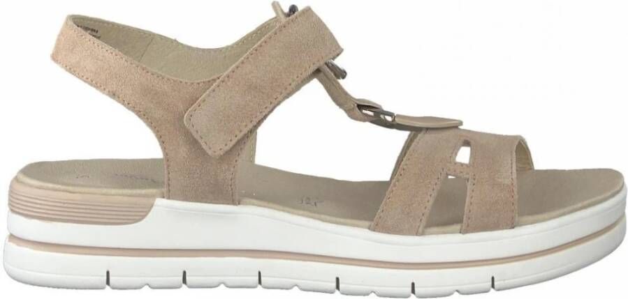 marco tozzi Casual platte sandalen , Roze, Dames