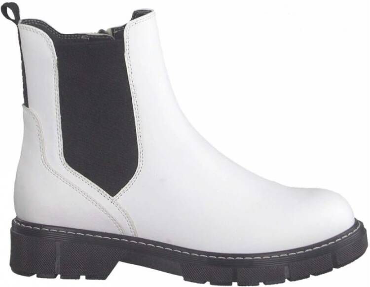 marco tozzi Chelseaboots Wit Dames