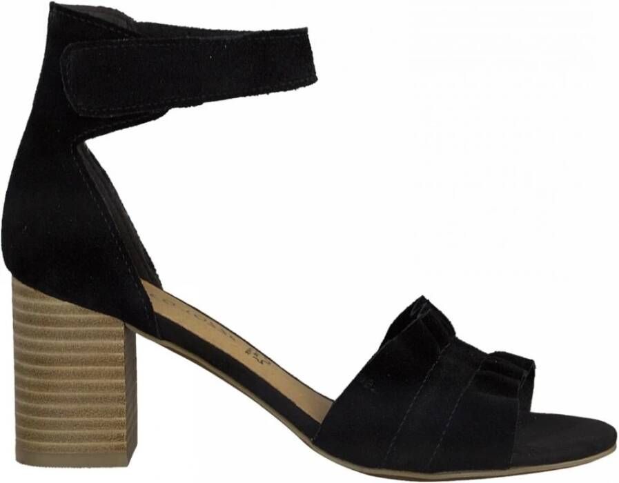 marco tozzi Hoge hiel sandalen , Zwart, Dames