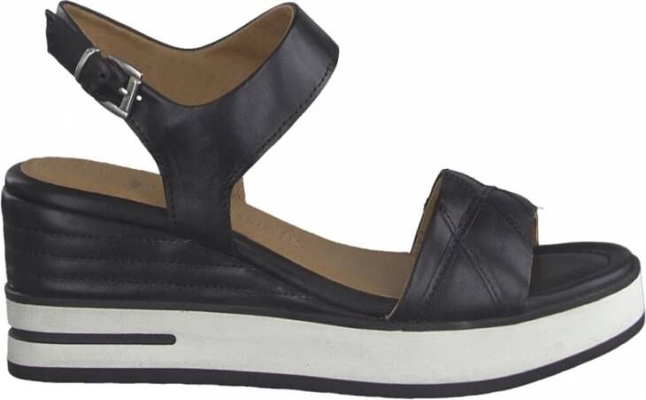 marco tozzi casual open sandals , Zwart, Dames