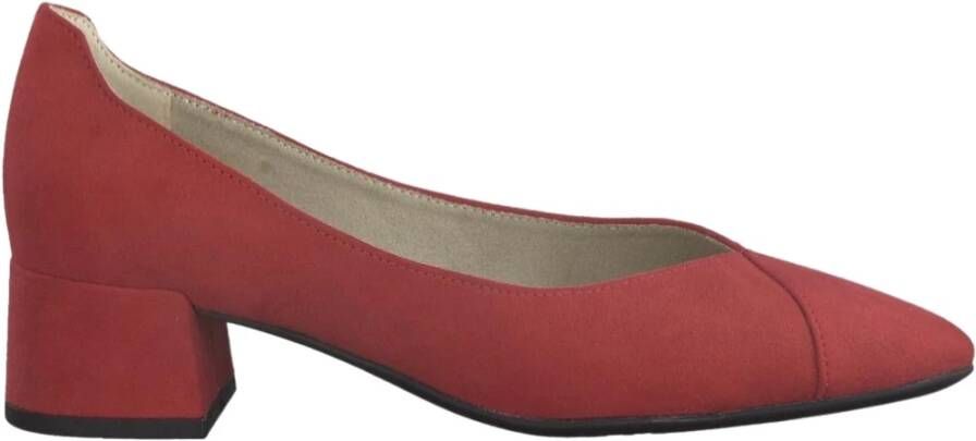 marco tozzi Casual Low Heel Flats , Rood, Dames