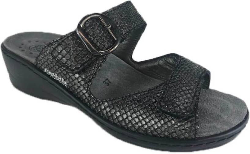 mephisto Damesschoenen Slipper , Zwart, Dames