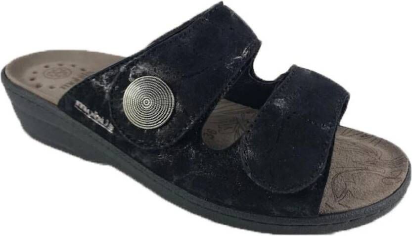 mephisto Damesschoenen Slipper , Zwart, Dames
