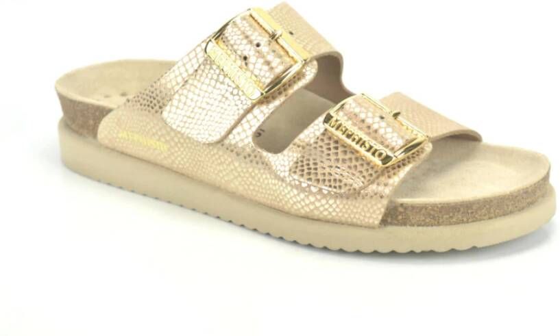 mephisto Schuifregelaars , Beige, Dames