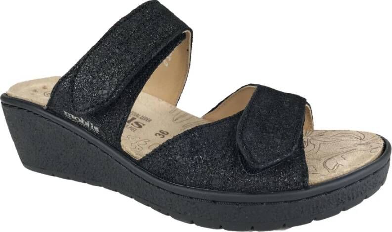 mephisto Slippers , Zwart, Dames