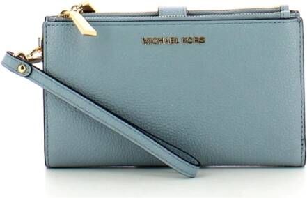 Michael Kors Adele portemonnee , Blauw, Dames
