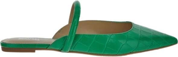 Michael Kors Jessa Flex Flat Mule , Groen, Dames