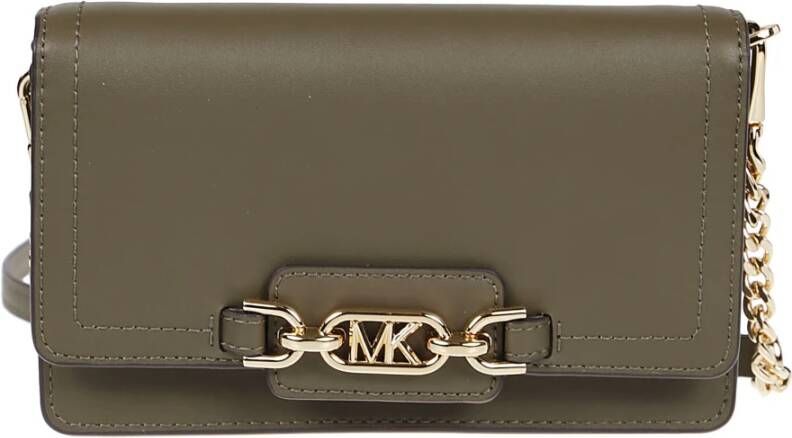 Michael Kors Kleine telefoonketen Crossbody , Groen, Dames