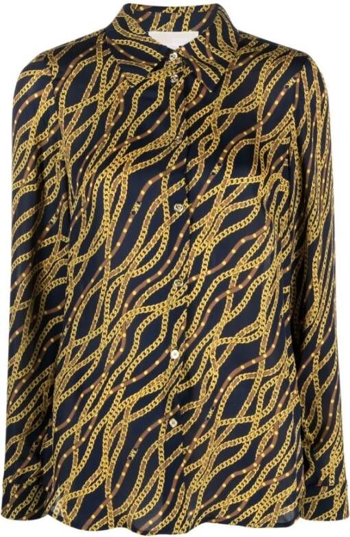 Michael Kors Longsleeve shirts Blauw Dames