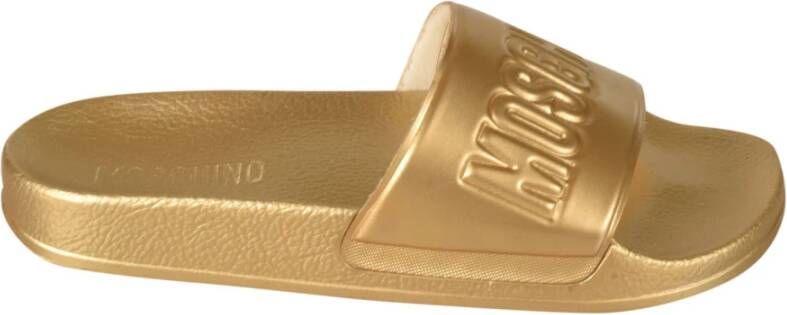Moschino Slippers Geel Dames