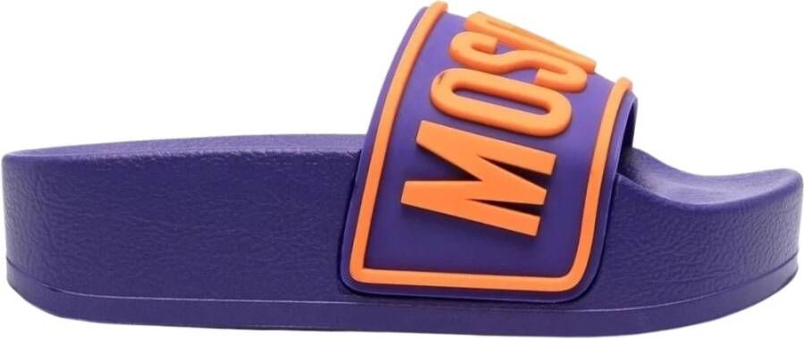 Moschino Slippers Paars Dames