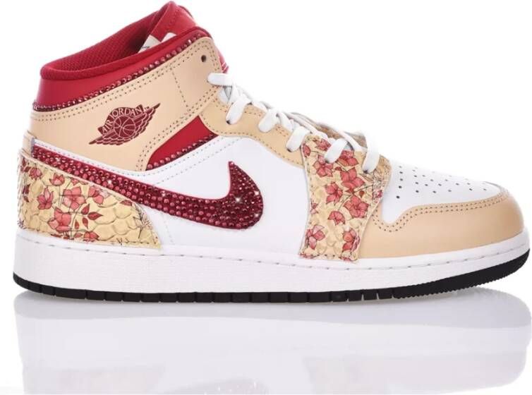 Nike Customized Women Shoes Sneakers Pink Noos , Beige, Dames