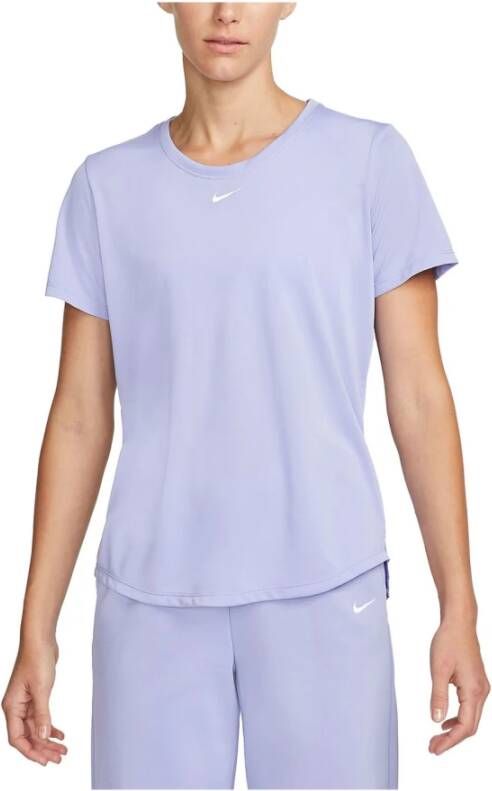 Nike T shirts Blauw Dames