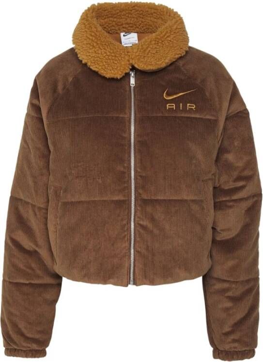 Nike Winterjassen Bruin Dames