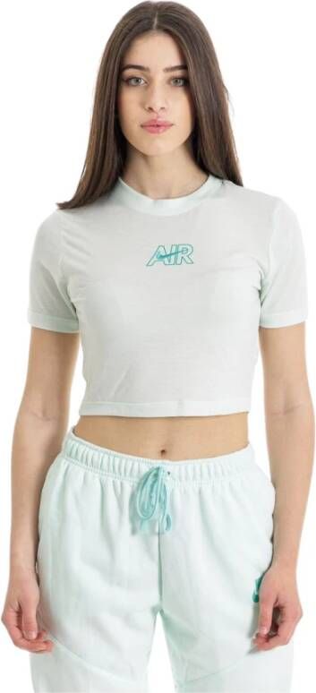 Nike Wsw TEE Slim CRP , Groen, Dames