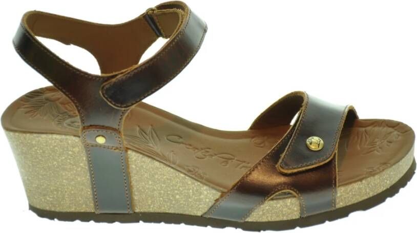 Panama Jack Wedges , Bruin, Dames