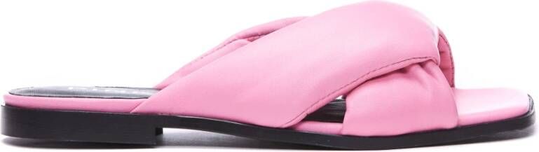 pinko Flat Sandals , Roze, Dames