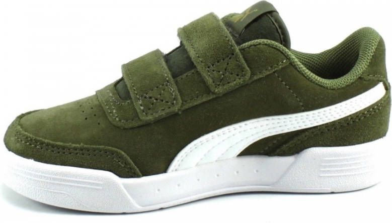 Puma Vista V Sneaker Jongens Groen/Kahki