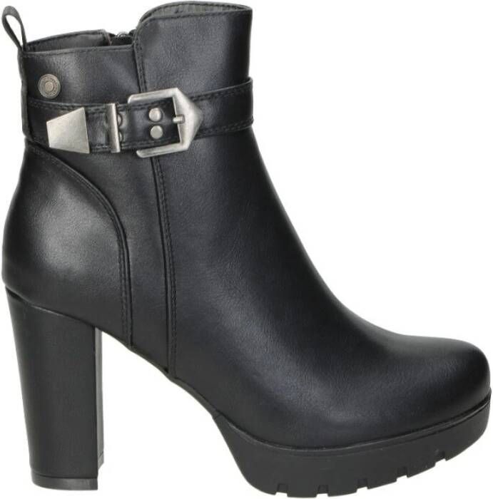 Refresh Enkellaarsjes Zwart Dames