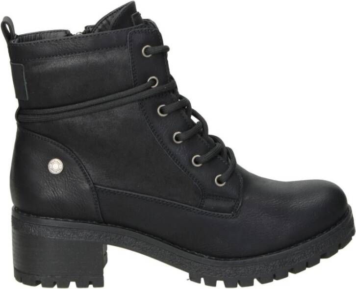 Refresh Enkellaarsjes Zwart Dames