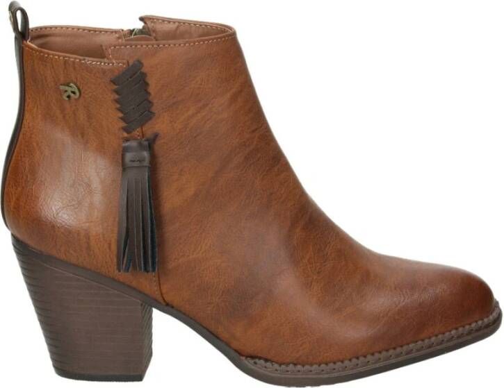Refresh Young fashion booties , Bruin, Dames