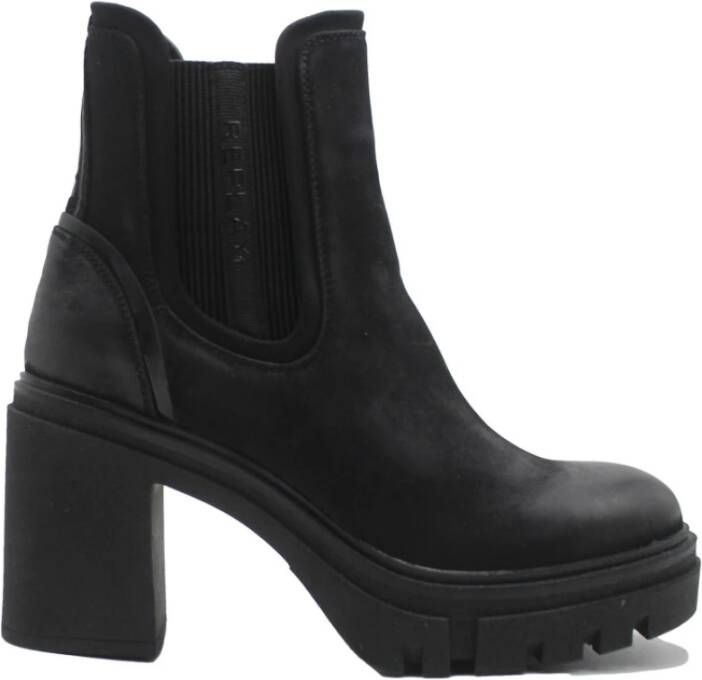 Replay Hakken laarzen , Zwart, Dames