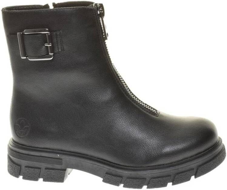 Rieker Enkellaarsjes Zwart Dames