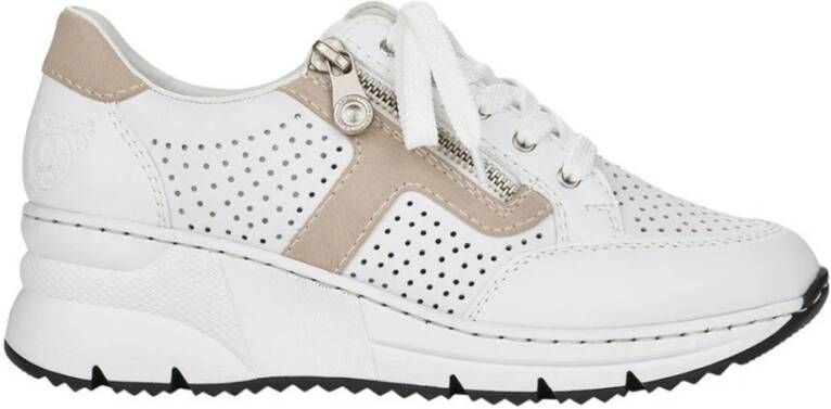 Rieker Casual gesloten schoenen , Wit, Dames
