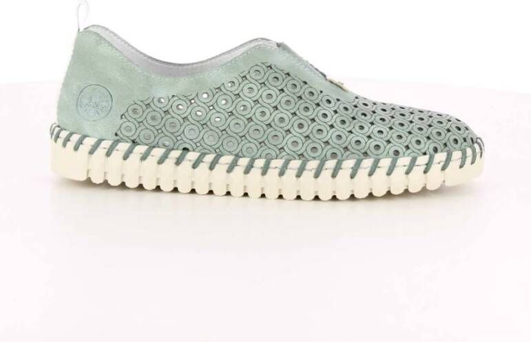 Rieker Damesschoenen N1963 , Groen, Dames