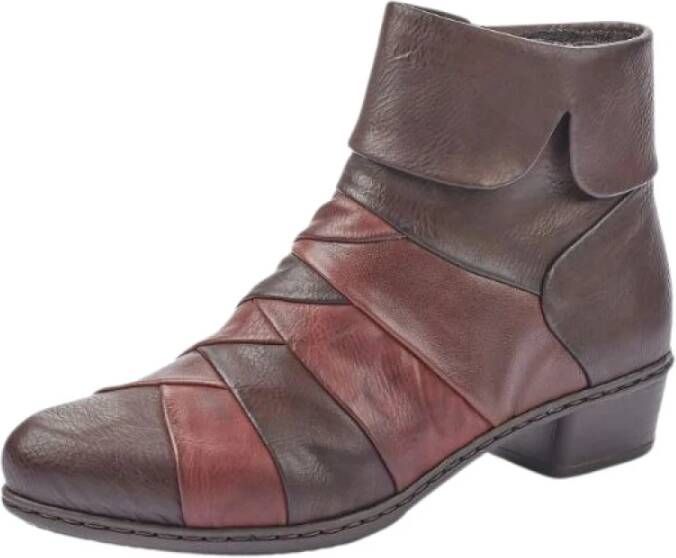 Rieker Eagle Vicente enkellaarzen , Bruin, Dames