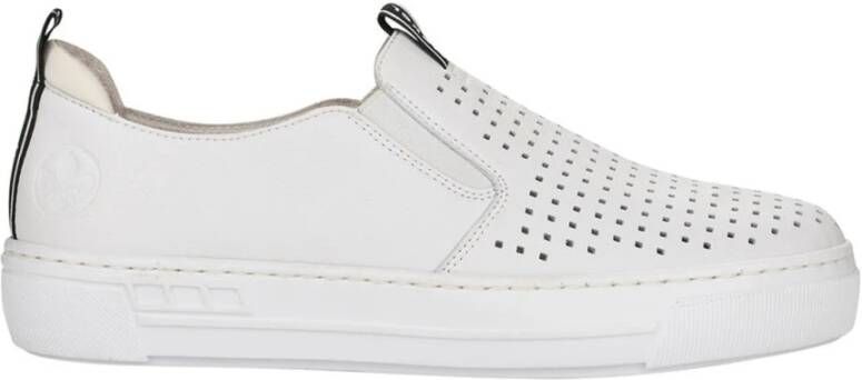 Rieker Instappers & Slip ons Wit Dames